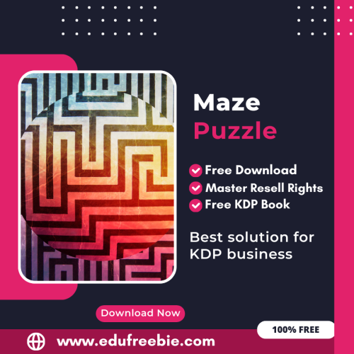 Maximizing Earnings with the 100% Free Maze Puzzle Amazon KDP Book