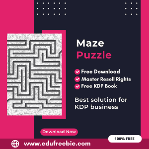 Read more about the article 100% Free Amazon KDP Maze Puzzle Book: A Step-by-Step Guide to Selling Maze Puzzles with Master Resell Rights and Earn Money Online
