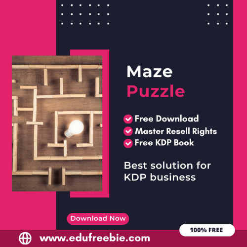 100% free to download Maze Puzzle with master resell rights. You can sell these Maze Puzzle as you want or offer them for free to anyone