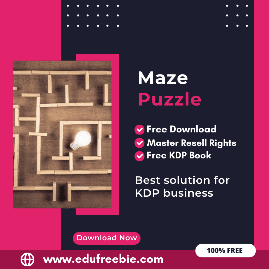 You are currently viewing Maximizing Earnings with the 100% Free Maze Puzzle Amazon KDP Book