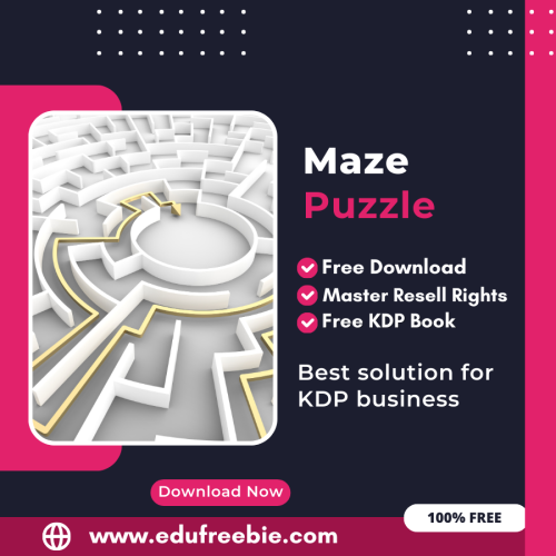 Maximizing Earnings with the 100% Free Maze Puzzle Amazon KDP Book