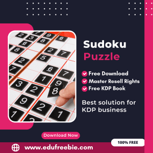 Read more about the article Crack the Sudoku Code: A Comprehensive Guide to Earning from Amazon KDP with 100% Free to Download With Master Resell Rights