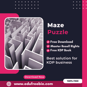 Read more about the article 100% Free Maze Puzzle Book with Master Resell Rights Learn How to Sell Maze Puzzles and Earn Money