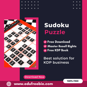 Read more about the article Profit from Amazon KDP: A Beginner’s Guide to Publishing a Sudoku Puzzle Book with 100% Free to Download With Master Resell Rights