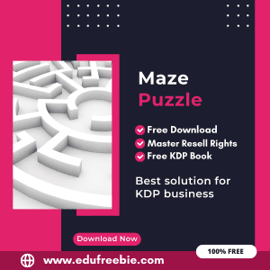 Read more about the article 100% Free Amazon KDP Maze Puzzle Book: A Step-by-Step Guide to Selling Maze Puzzles with Master Resell Rights and Earn Money Online