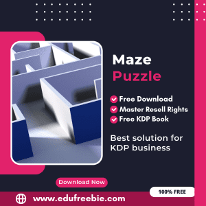Read more about the article 100% Free Maze Puzzle Book for Selling on Amazon KDP and Earn Money Online with master resell Rights