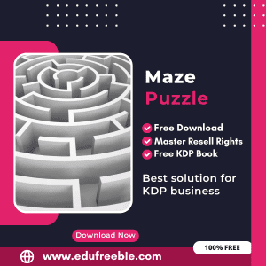 Read more about the article 100% Free Maze Puzzle Book with Master Resell Rights Learn How to Sell Maze Puzzles and Earn Money