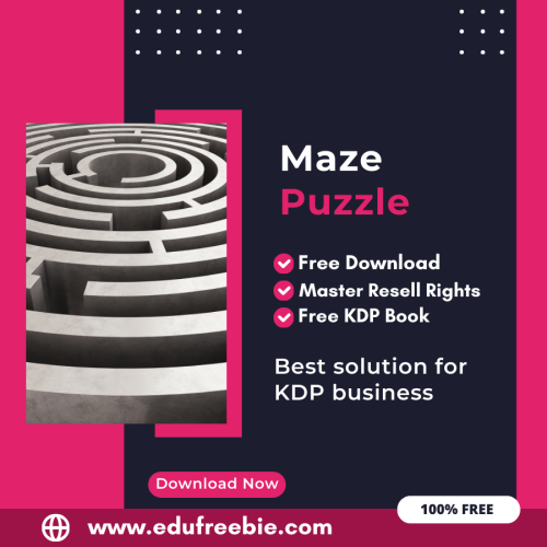 100% free to download Maze Puzzle with master resell rights. You can sell these Maze Puzzle as you want or offer them for free to anyone