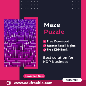 Read more about the article 100% Free to Download Maze Puzzle Book For Amazon KDP, Download and Sell and Earn Money Online with Master Resell Rights