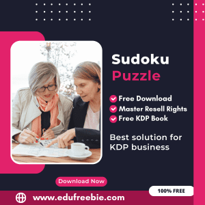 Read more about the article Crack the Sudoku Code: A Comprehensive Guide to Earning from Amazon KDP with 100% Free to Download With Master Resell Rights