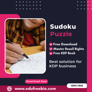 Read more about the article Maximize Your Earnings with Amazon KDP: A Guide to Publishing a Sudoku Puzzle Book with 100% Free to Download With Master Resell Rights