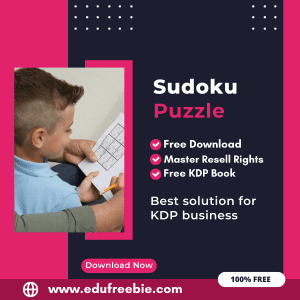 Read more about the article Maximize Your Earnings with Amazon KDP: A Step-by-Step Guide to Publishing a Sudoku Puzzle Book with 100% Free to Download With Master Resell Rights