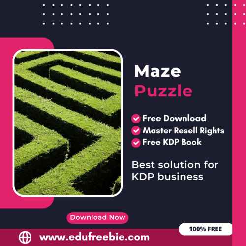 100% free to download Maze Puzzle with master resell rights. You can sell these Maze Puzzle as you want or offer them for free to anyone