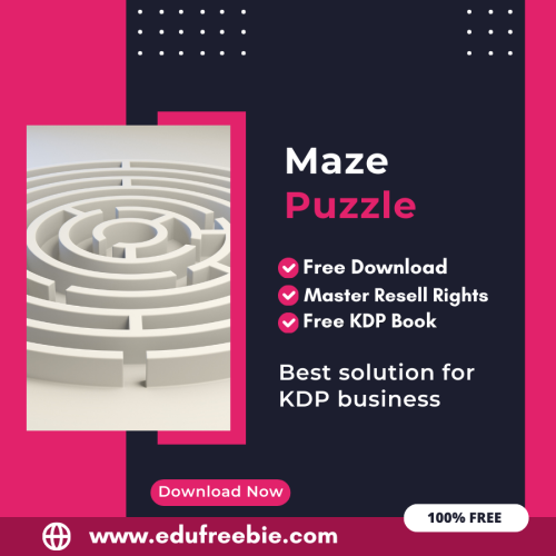 Maximizing Earnings with the 100% Free Maze Puzzle Amazon KDP Book