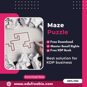 Read more about the article 100% Free to Download Maze Puzzle Book For Amazon KDP, Download and Sell and Earn Money Online with Master Resell Rights
