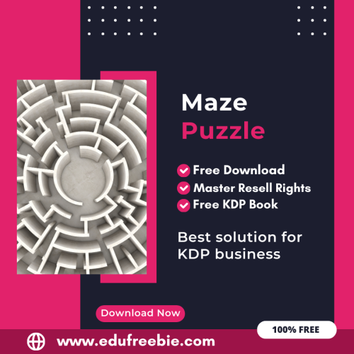 100% free to download Maze Puzzle with master resell rights. You can sell these Maze Puzzle as you want or offer them for free to anyone