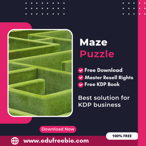 Maximizing Earnings with the 100% Free Maze Puzzle Amazon KDP Book