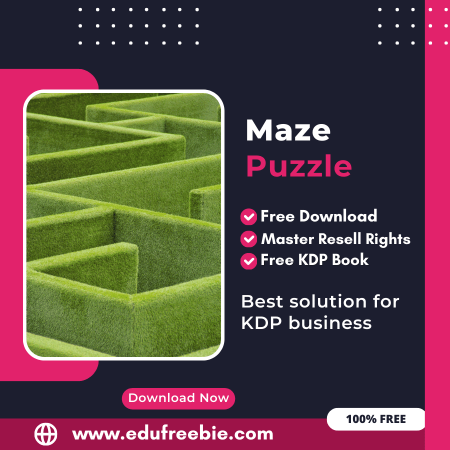 You are currently viewing Maximizing Earnings with the 100% Free Maze Puzzle Amazon KDP Book