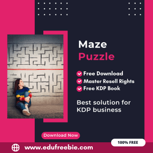 Read more about the article 100% Free to Download Maze Puzzle Book For Amazon KDP, Download and Sell and Earn Money Online with Master Resell Rights