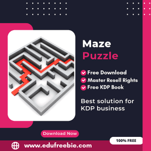 Read more about the article 100% Free Maze Puzzle Book with Master Resell Rights Learn How to Sell Maze Puzzles and Earn Money