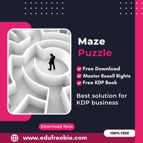 100% free to download Maze Puzzle with master resell rights. You can sell these Maze Puzzle as you want or offer them for free to anyone