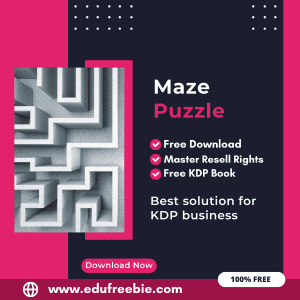Read more about the article 100% Free to Download Maze Puzzle Book For Amazon KDP, Download and Sell and Earn Money Online with Master Resell Rights