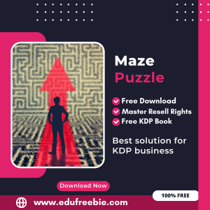 Read more about the article 100% Free Maze Puzzle Book for Selling on Amazon KDP and Earn Money Online with master resell Rights