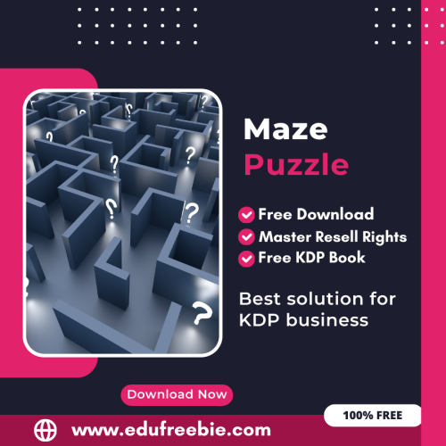 100% free to download Maze Puzzle with master resell rights. You can sell these Maze Puzzle as you want or offer them for free to anyone
