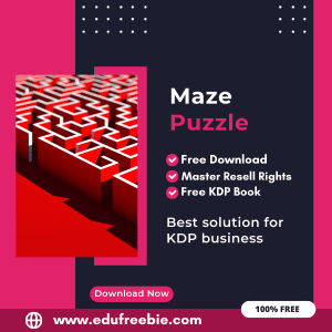 Read more about the article 100% Free to Download Maze Puzzle Book For Amazon KDP, Download and Sell and Earn Money Online with Master Resell Rights