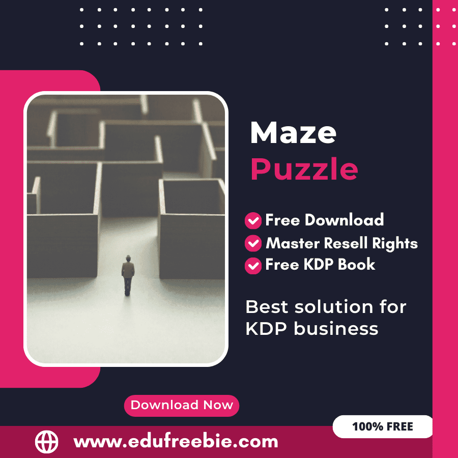 You are currently viewing Maximizing Earnings with the 100% Free Maze Puzzle Amazon KDP Book