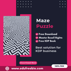Read more about the article 100% Free to Download Maze Puzzle Book For Amazon KDP, Download and Sell and Earn Money Online with Master Resell Rights