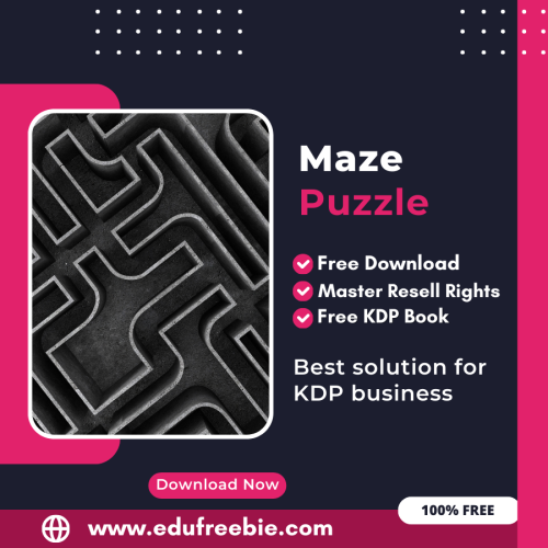 100% free to download Maze Puzzle with master resell rights. You can sell these Maze Puzzle as you want or offer them for free to anyone