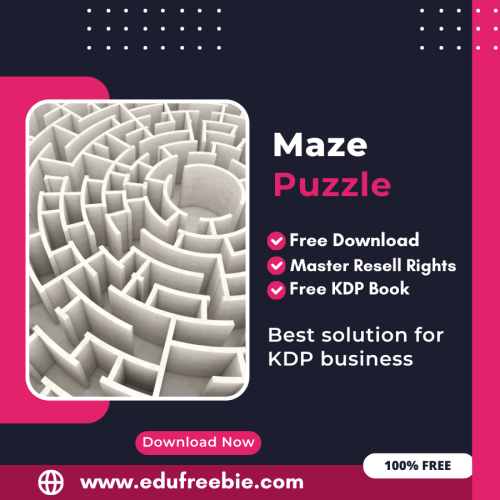 Maximizing Earnings with the 100% Free Maze Puzzle Amazon KDP Book
