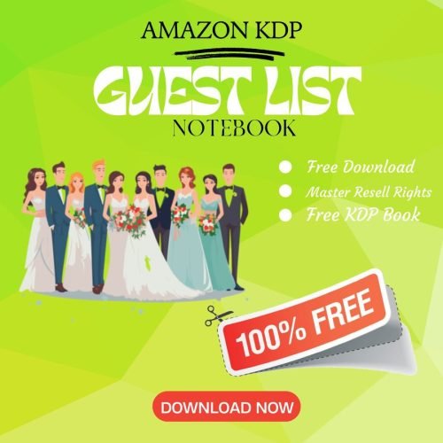 100% Free to download Guest List BOOK with master resell rights. You can sell these NOTE BOOK as you want or offer them for free to anyone