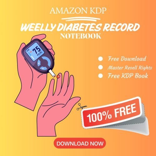 100% Free to download Diabetes Record BOOK with master resell rights. You can sell these NOTE BOOK as you want or offer them for free to anyone